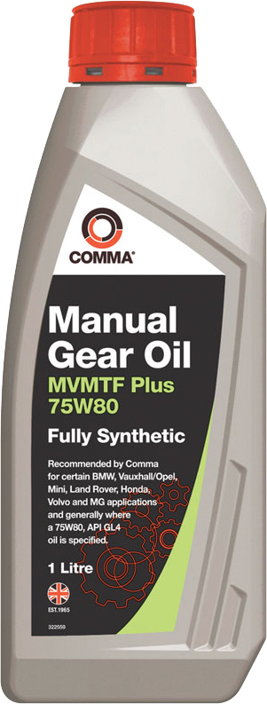 Олива трансмісійна COMMA MVMTF 75W-80 FS Plus 1 л (MVP75801L)
